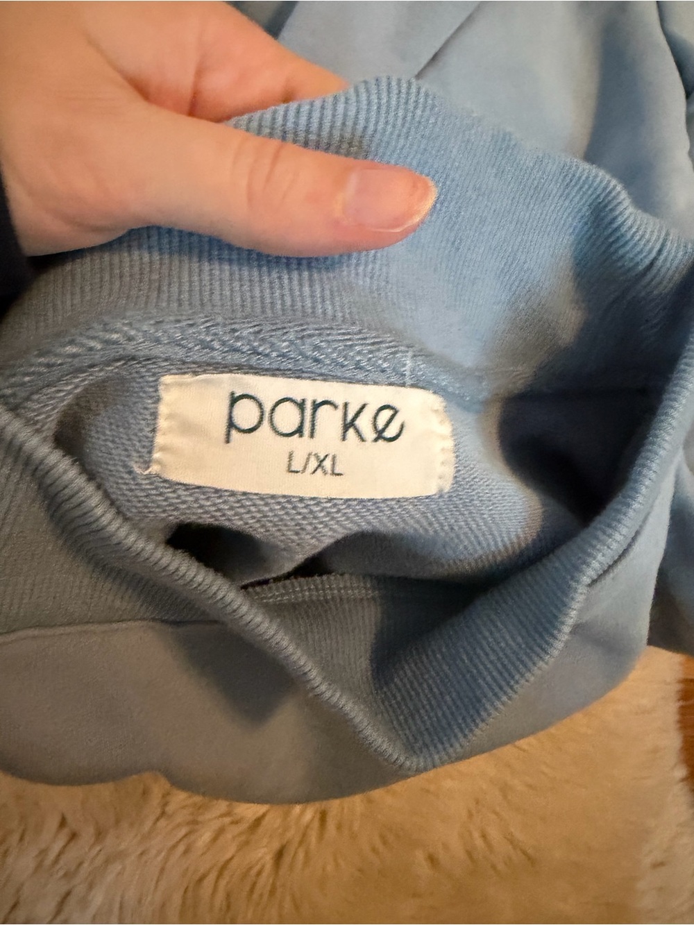 Parke Classic Mockneck - light blue, L/XL - Picture 6 of 10